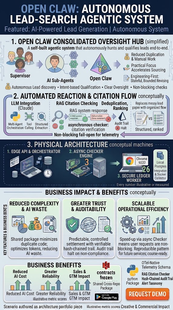 Open Claw: Autonomous Lead-Search Agentic System